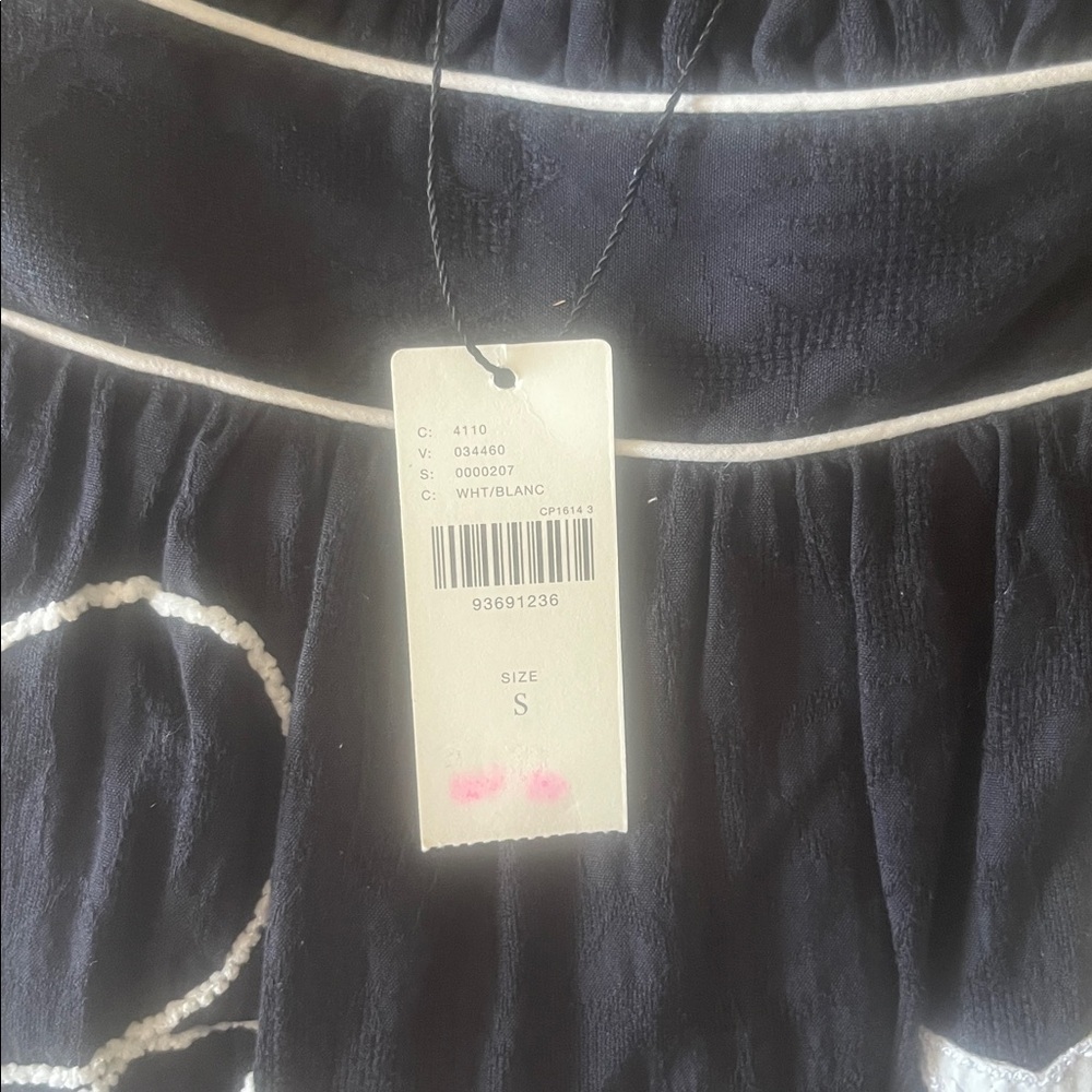 ANTHROPOLOGIE MAEVE TIERED FLORAL SKIRT BLACK & WHITE SIZE S NWT - Picture 14 of 14